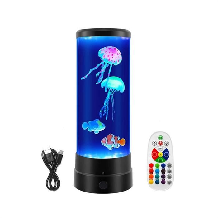 a Bulles, Lampe a MeDuses, LumieRe LED D'Aquarium a 16Co