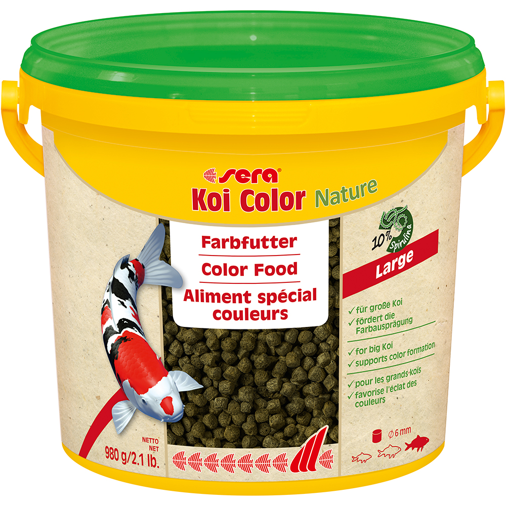 3800mL Sera Koi Color Nature Large - Nourriture pour poisson